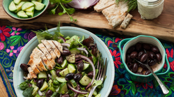 Greek Salad with Chicken